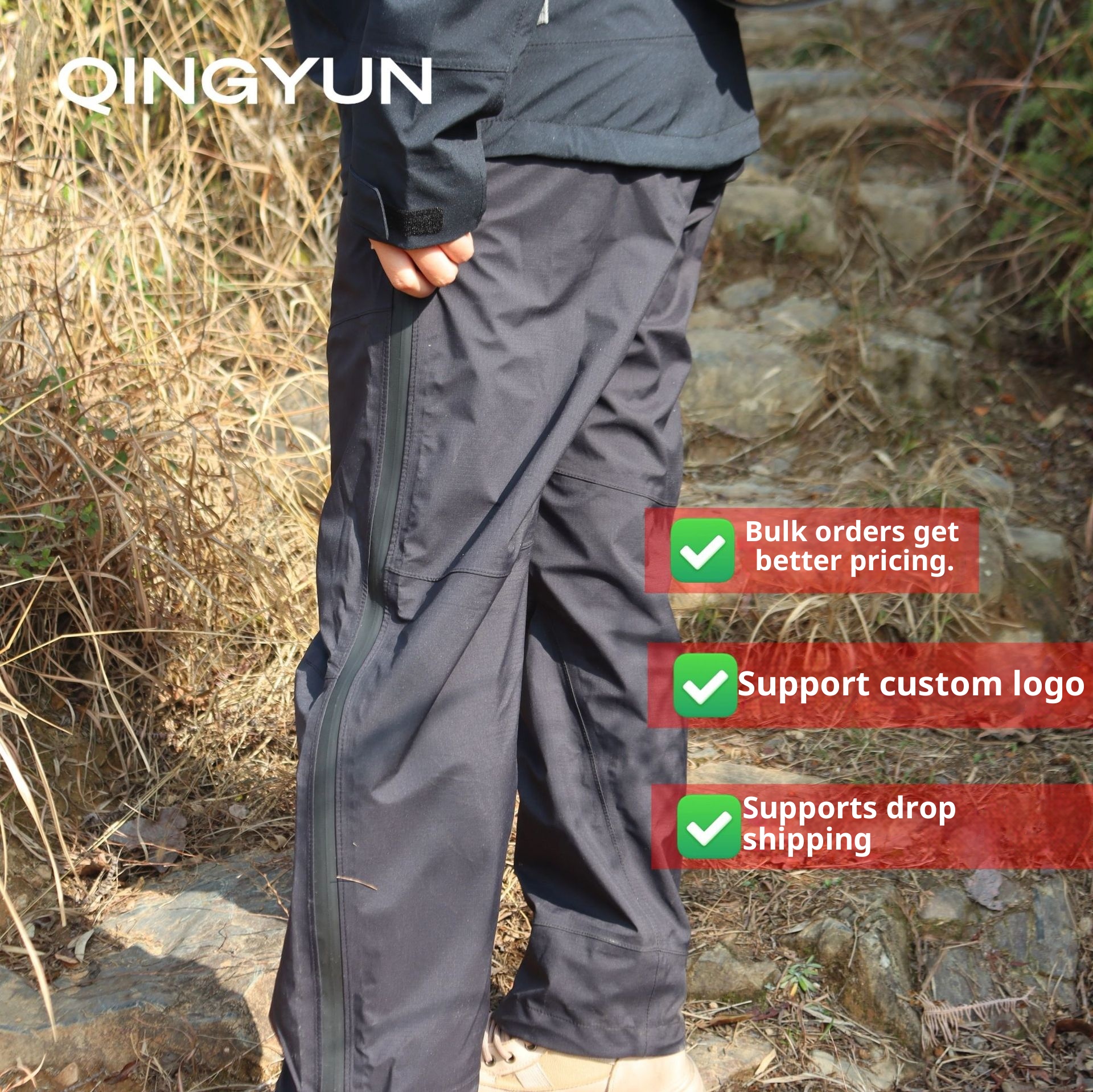 Pantaloni da sci per alpinismo e escursionismo, impermeabili, antivento e resistenti all'usura, con cerniera, in softshell rigido e completamente nastrati, 001_voghion.com