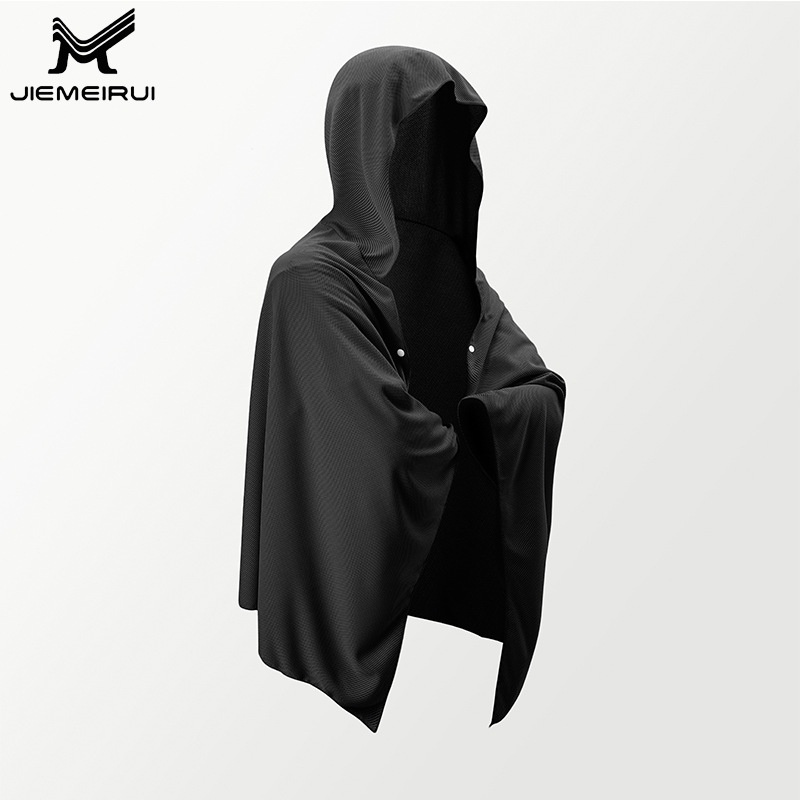 Lillian Large Sports Cooling Sun Protection Bath Towel Quick-Dry Absorbent Sunshade Shawl Hooded Beach Cloak_voghion.com