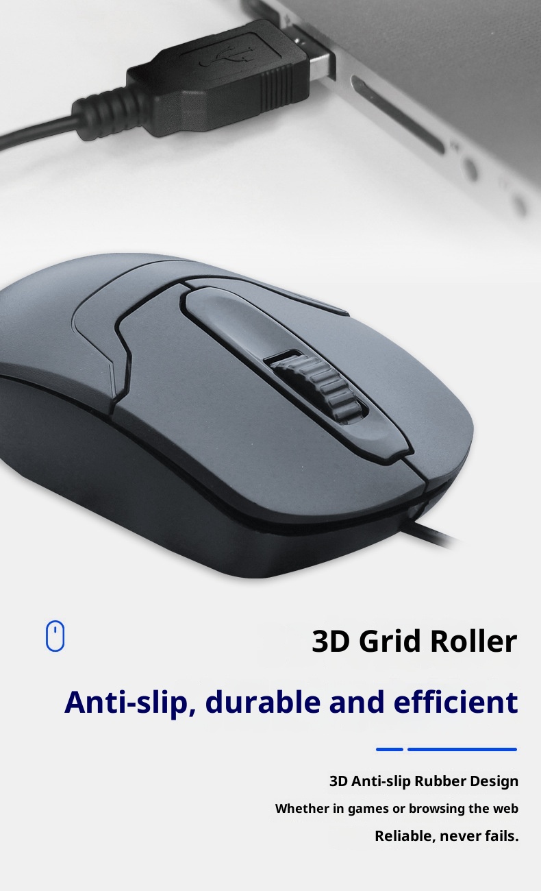 Digitex Digitex Direct Sales Wired Compatible With Multiple Systems Plug And Play Laptop Business Office Mouse_voghion.com