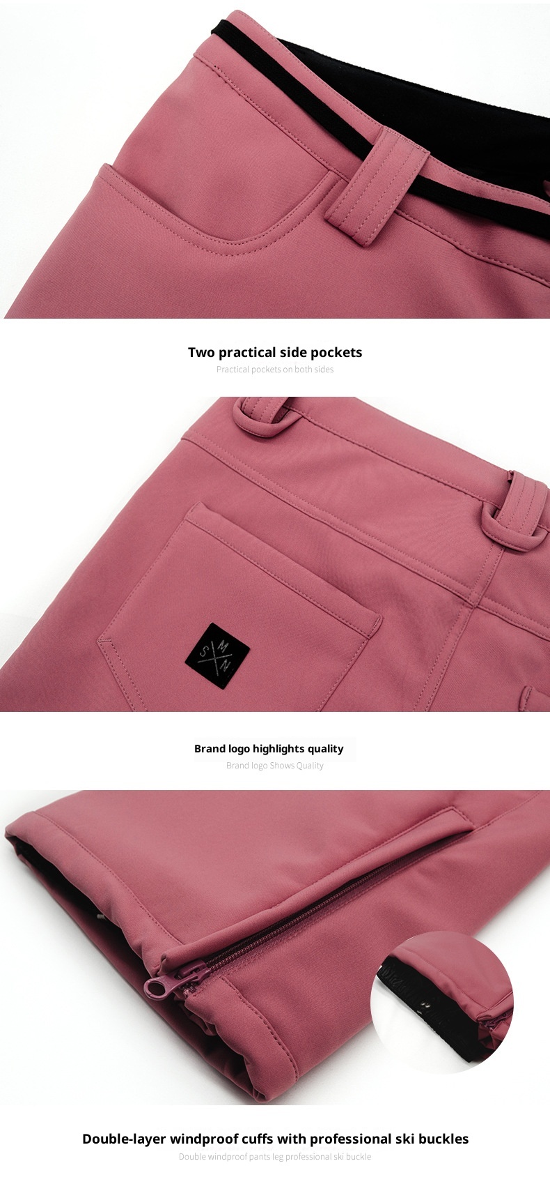 001 Winter Dames Slim Fit Winddicht Waterdicht Warm Snowboard Volwassenen Buitensport Skibroek Voor Heren_voghion.com