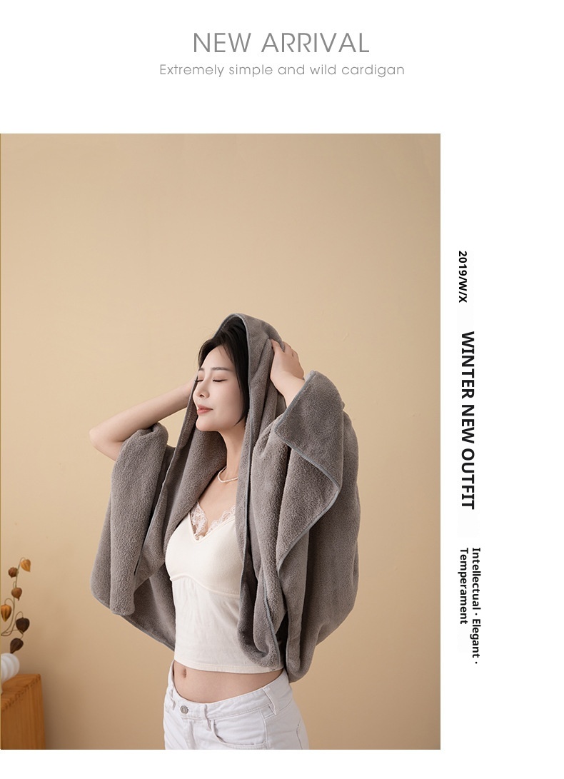 Lillian Cross-Border Neues Damen- und Herren-Badetuch, groß, dick, saugfähig, schnelltrocknend, fusselfrei, für Erwachsene, geeignet für Zuhause und Studentenwohnheim_voghion.com