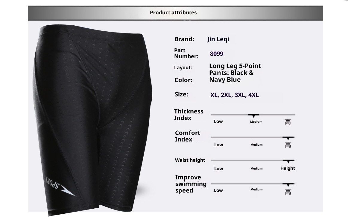 001 Cross-Border Swim Trunks Sports Quick-Dry Anti-Embarrassment Adult Foreign Trade Men's Beach Vacation Five-Point_voghion.com