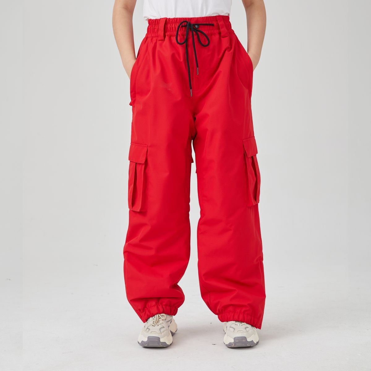 001 Erwachsenenhose für Damen und Herren, große Kinderhose, dicke, wasserdichte, locker sitzende Snowboard- und Skihose mit Bündchen am Saum_voghion.com