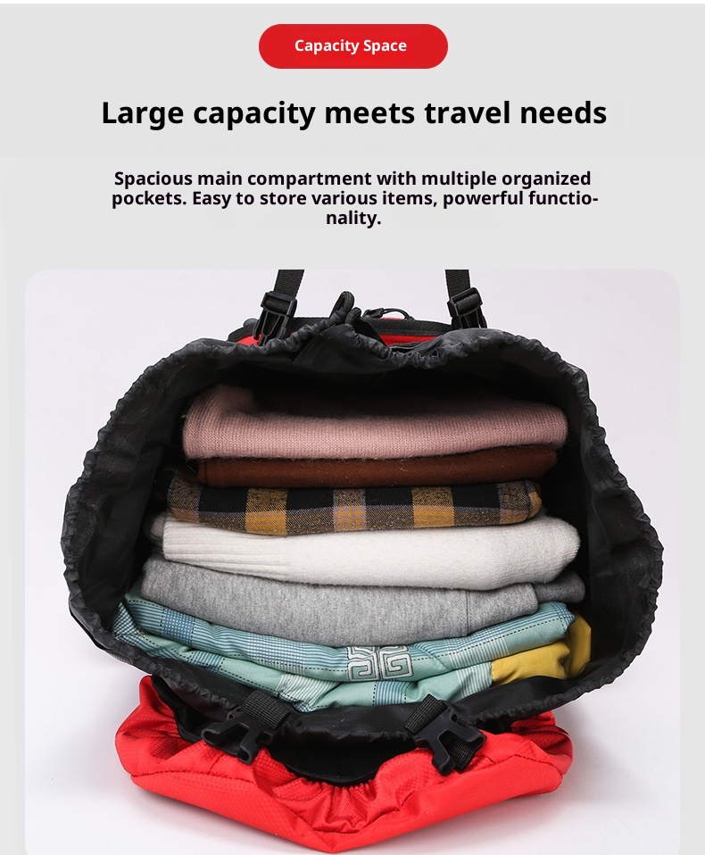 ActiveGo New Outdoor 90L Large Capacity Mountaineering Lightweight Waterproof Backpack Men's Casual Hiking Travel Camping Bag_voghion.com