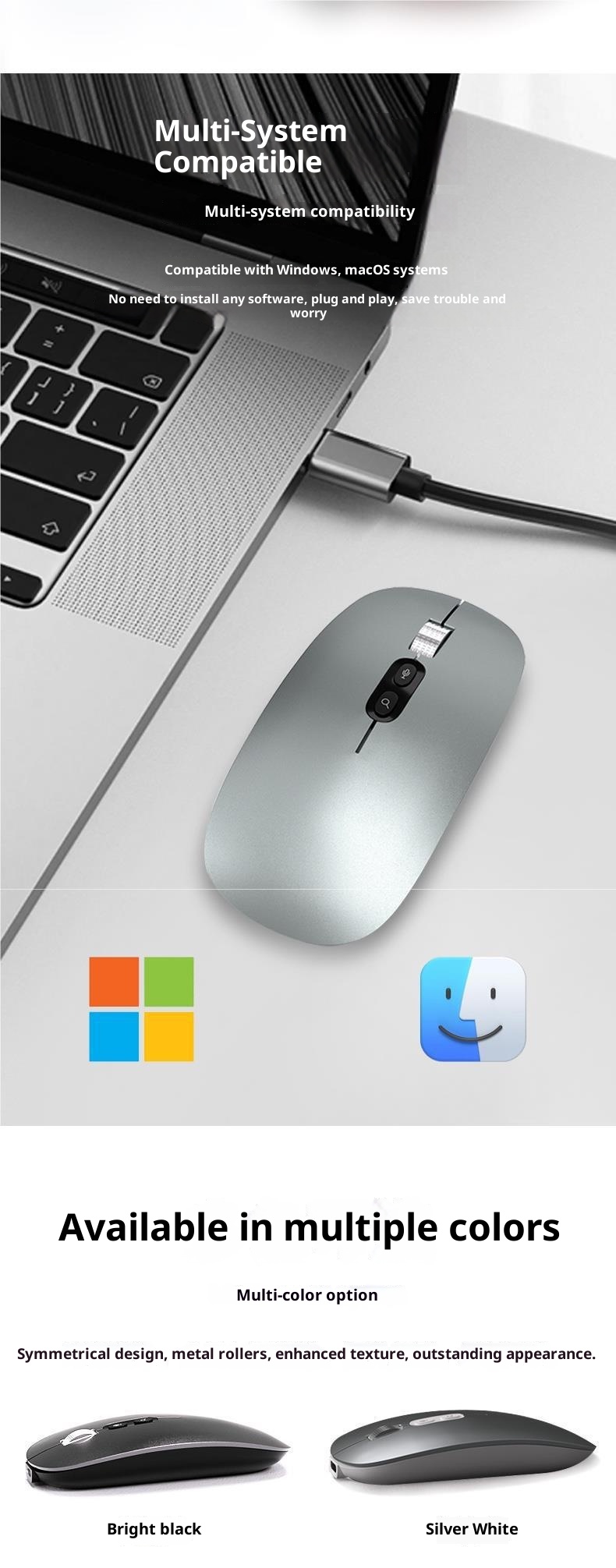 Digitex Digitex Supports Wireless Voice Control Input Translation Speaking Microphone Typing Recognition Text Conversion AI Smart Mouse_voghion.com