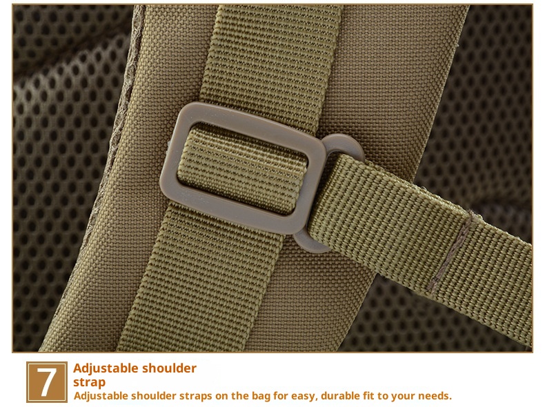 Sac à dos ActiveGo Lupu, camouflage militaire, imperméable, grande capacité, pour le sport, les activités de plein air et les voyages. Idéal pour les loisirs et les activités tactiques._voghion.com