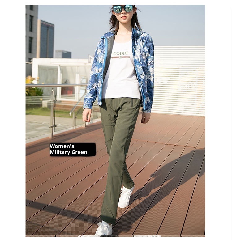 001 Spodnie Softshell Jesień Zima Ciepłe Mężczyźni Kobiety Wodoodporne Wędrówki Na Zewnątrz Kemping Jazda na Rowerze Spodnie Softshell Narciarstwo Mogą Być_voghion.com