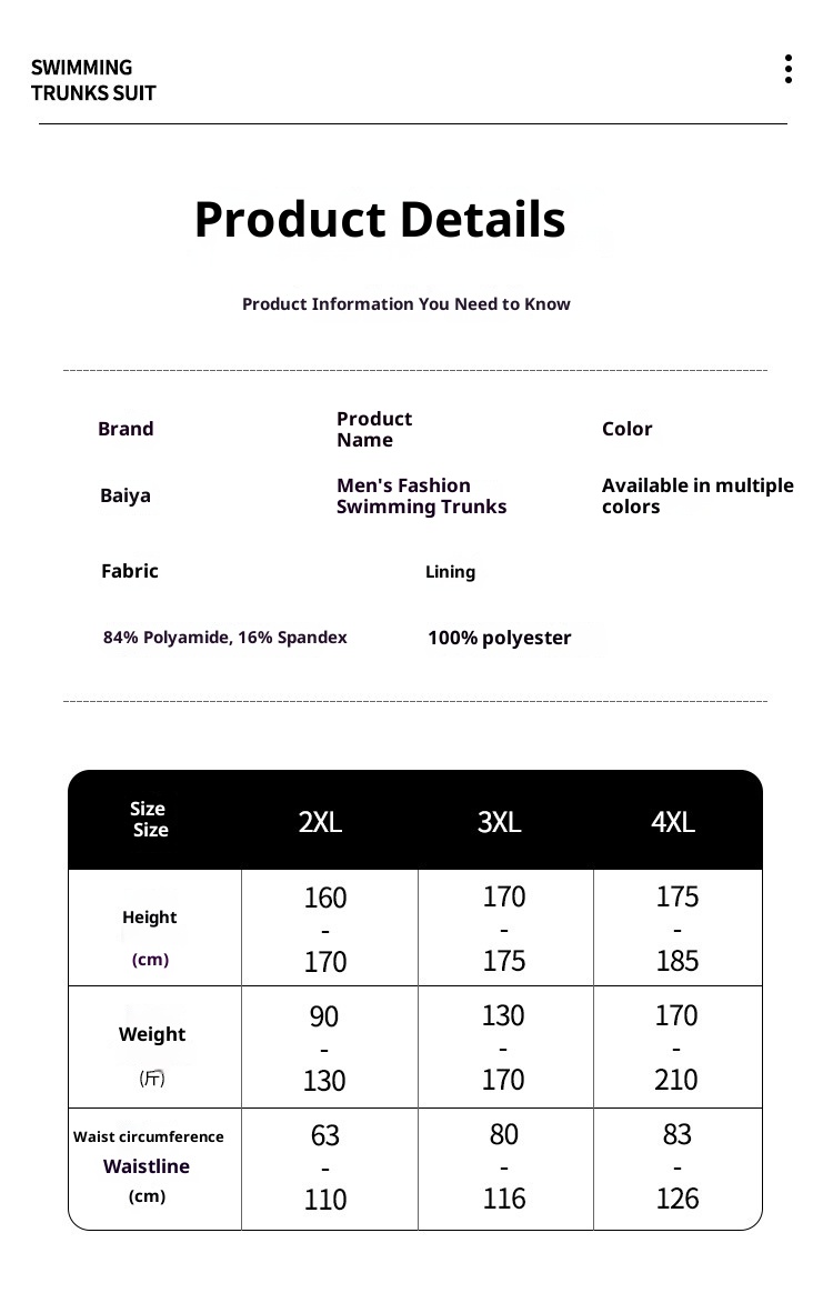 001 Qilang Boxer Adult Set Nylon Loose Plus Size Comfortable Quick-Dry Men's Swimming Trunks Wholesale_voghion.com