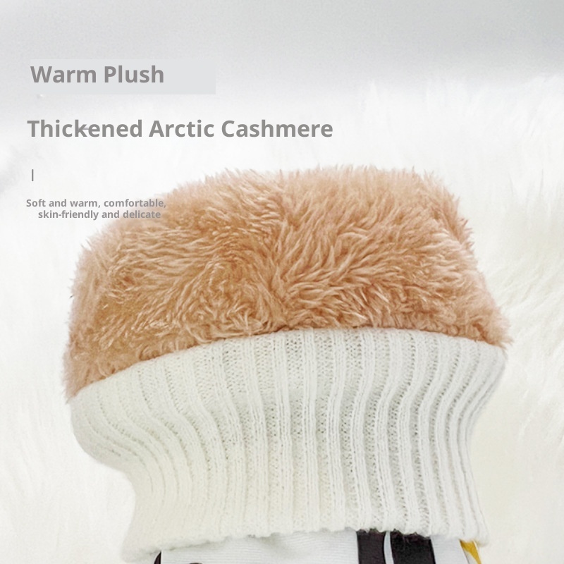 001 Kinder-Skihandschuhe, Winterhandschuhe, warm, für Damen und Herren, Touchscreen-fähig, fleecegefüttert, winddicht, wasserdicht, grenzüberschreitend, Fahrradhandschuhe_voghion.com