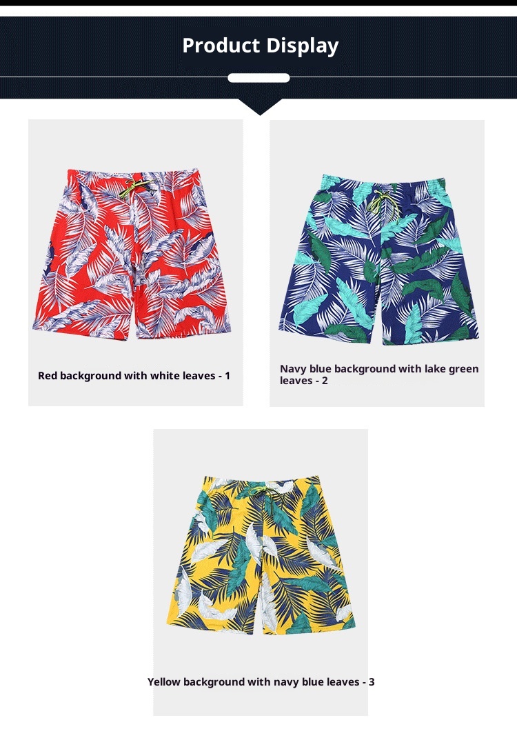 001 Baiya Five-Point Badehose für Herren, modische, vollständig gefütterte Badehose mit Digitaldruck und langem Bein, ideal für heiße Quellen und mehr._voghion.com