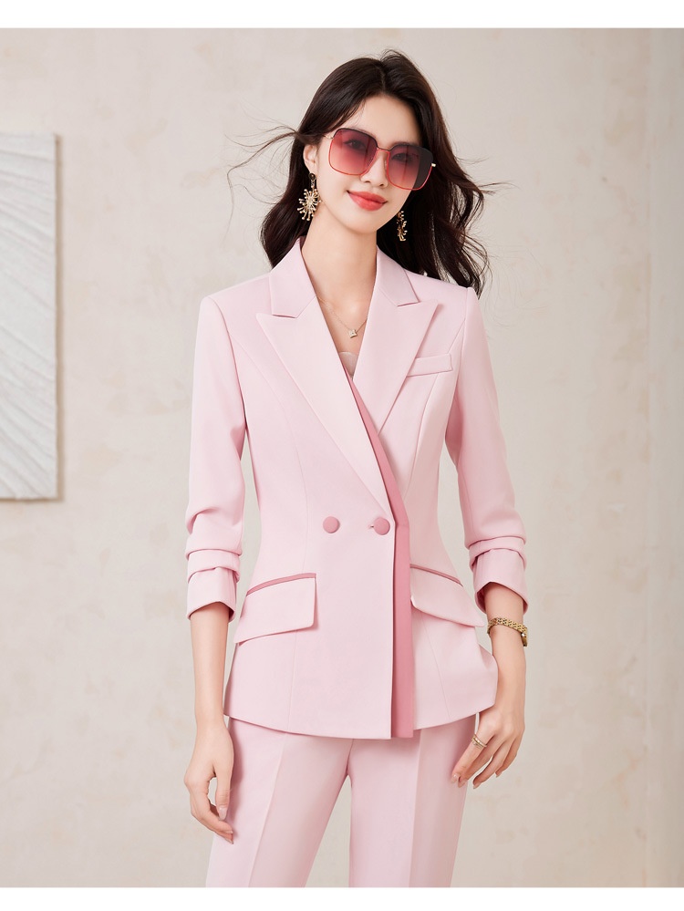 ChicShe White Suit Set For Women, Autumn Fashionable And Elegant Host Formal Suit, Workwear, Cross-Border Bestseller_voghion.com