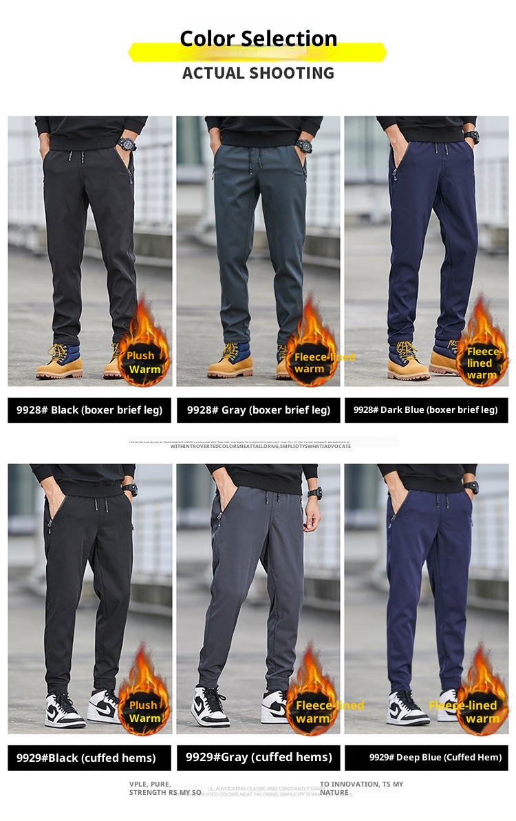 001 Winter Fleece-Lined Softshell Pants For Men And Women, Outdoor Windproof Waterproof Thickened Warm Sports Hiking Pants,_voghion.com