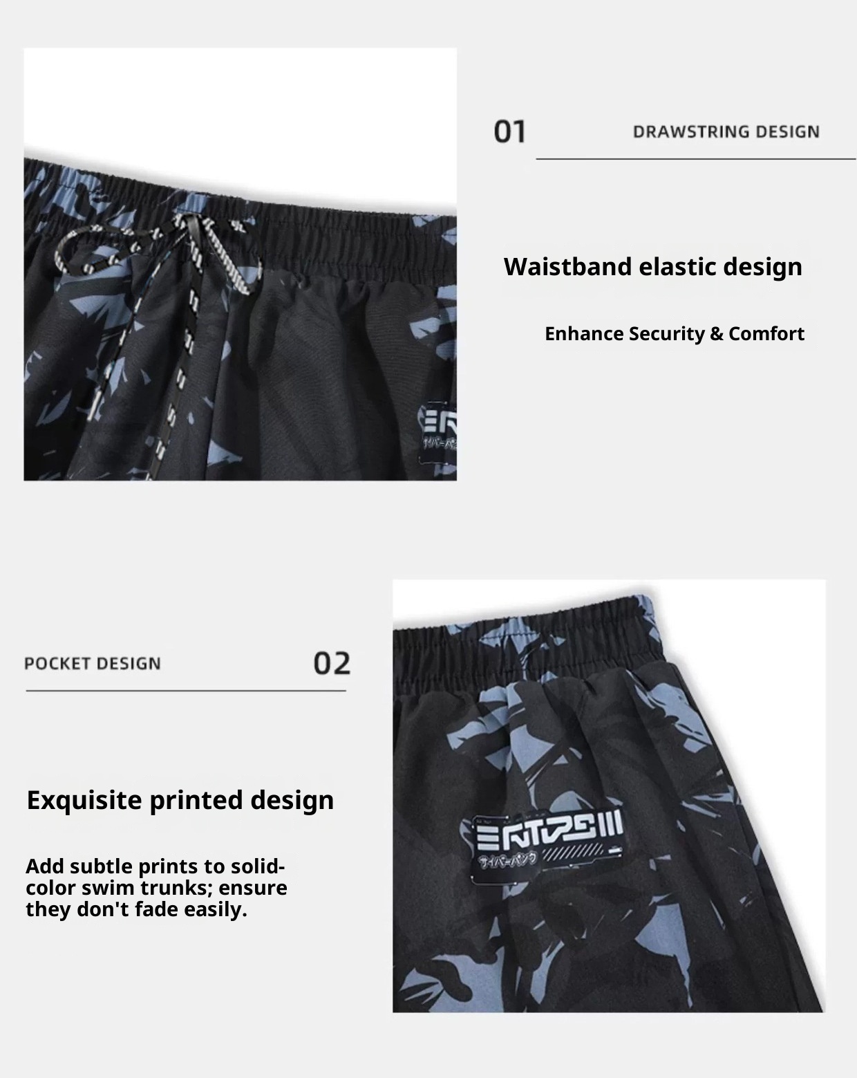 001 Mn's Larg Siz Trunks Anti-Embarrassmnt 2025 Nw Profssional Bach Shorts Hot Spring Full St Swimming Gar_voghion.com