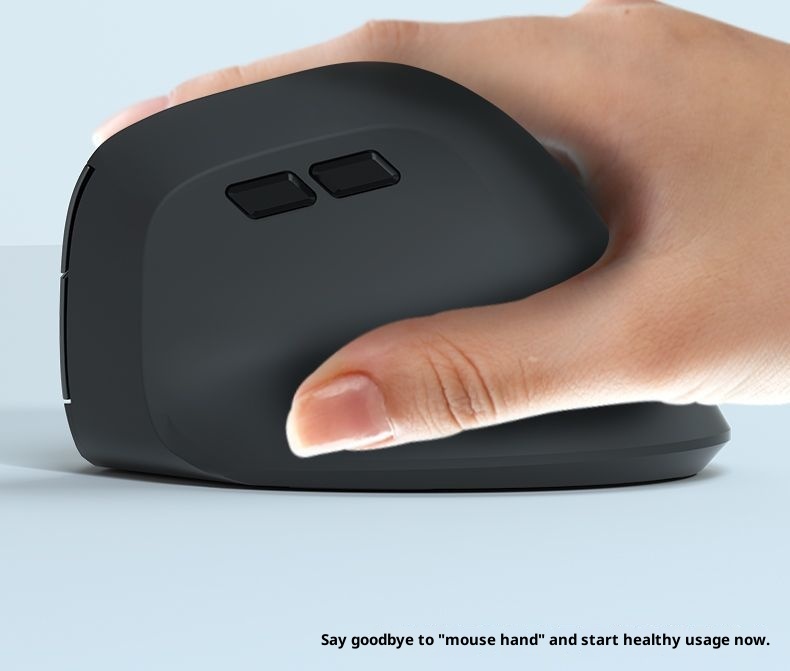 Digitex Digitex Ergonomik Sessiz Kablosuz Şarjlı 2.4G El Bilgisayarı Ofis Oyun Altı Düğmeli Dikey Fare_voghion.com