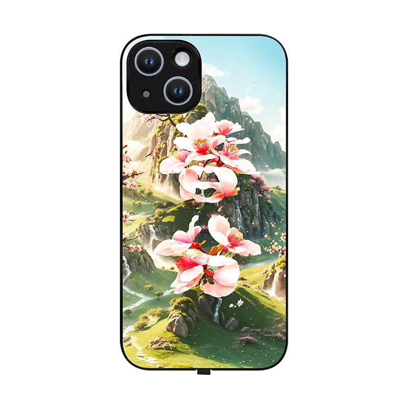 TechGlobe Incoming Call Light-Up Compatible With Glass Shockproof Case For Men And Women Internet Celebrity Personality_voghion.com