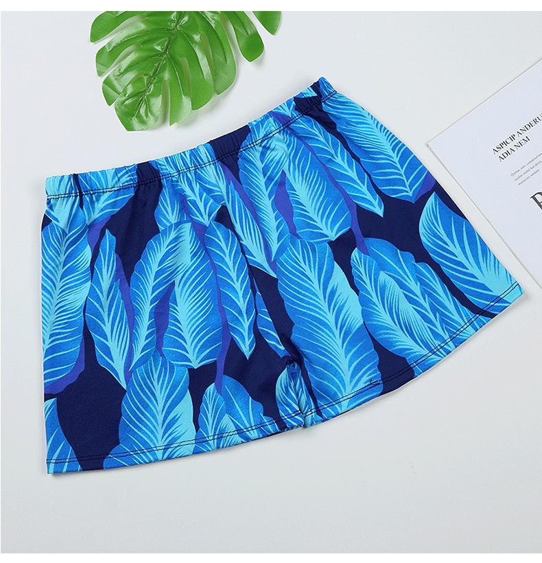 001 Adult Men's New Beach Swimming Pool Hot Spring Fashion Printed Comfortable Breathable Milk Silk Swim Trunks_voghion.com