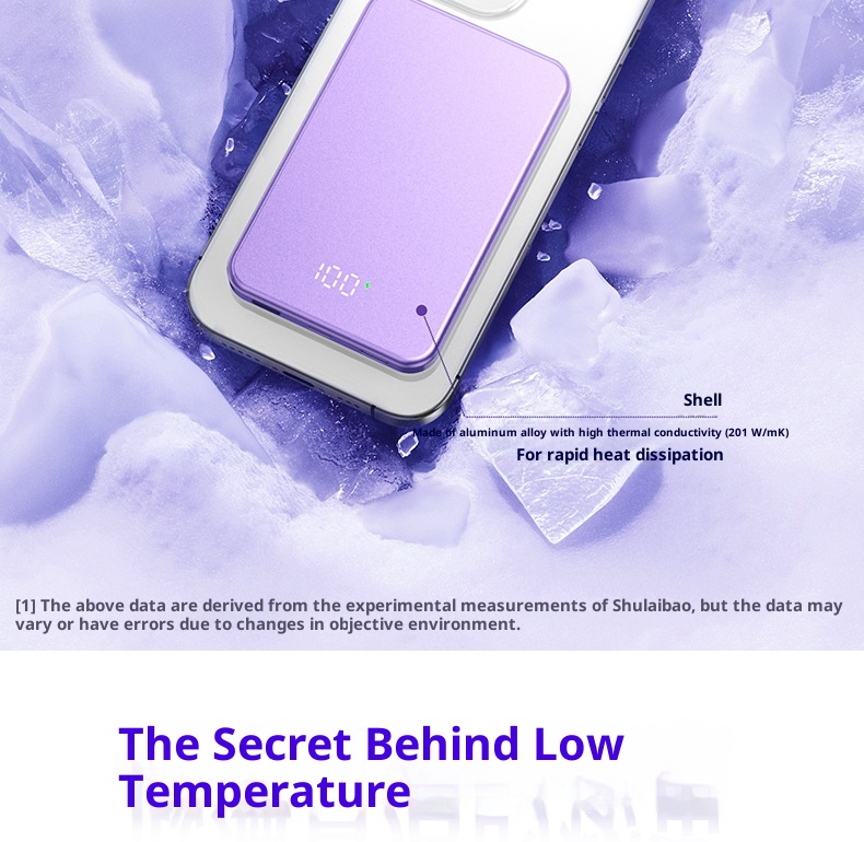 Techglobe 3C Certificato Banca Wireless Magnetica Lega Ultra-Sottile Alimentatore Esterno Supporta Ricarica Rapida PD Compatibile con_voghion.com