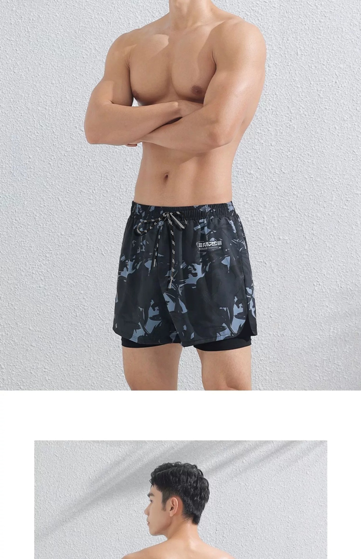 001 Mn's Larg Siz Trunks Anti-Embarrassmnt 2025 Nw Profssional Bach Shorts Hot Spring Full St Swimming Gar_voghion.com