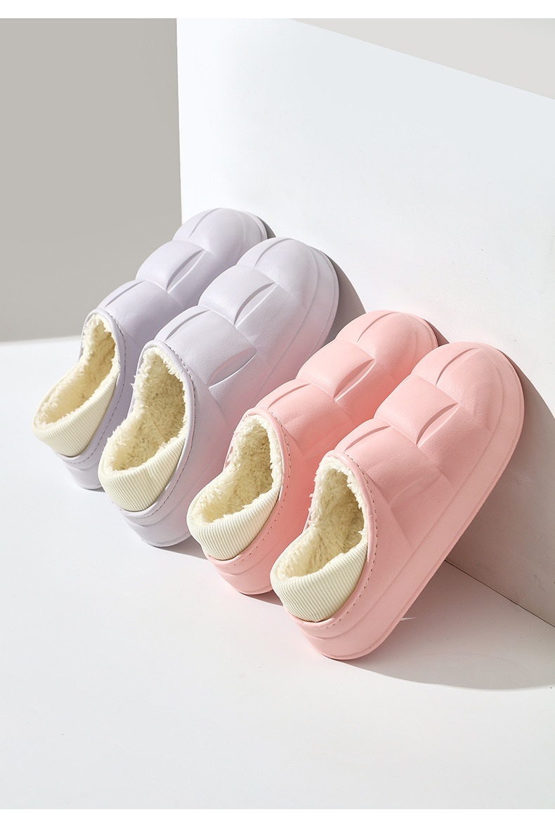 Escarpins Zees Flower pour femmes, à talons, imperméables, pour l'automne et l'hiver, semelle épaisse, tendance sur internet, chauds, parfaits pour les couples_voghion.com