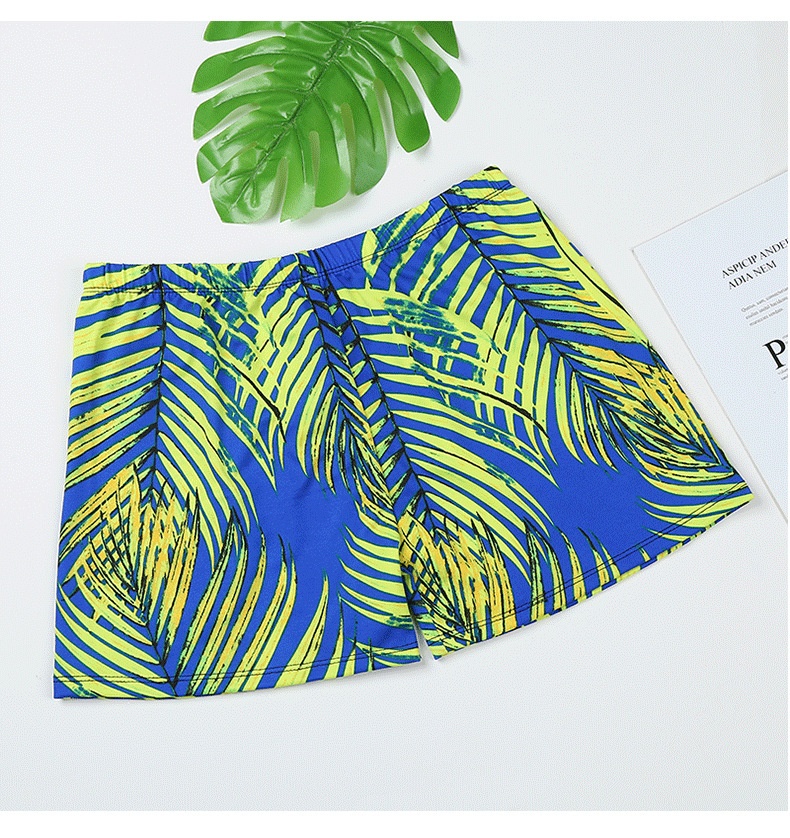 001 Adult Men's New Beach Swimming Pool Hot Spring Fashion Printed Comfortable Breathable Milk Silk Swim Trunks_voghion.com