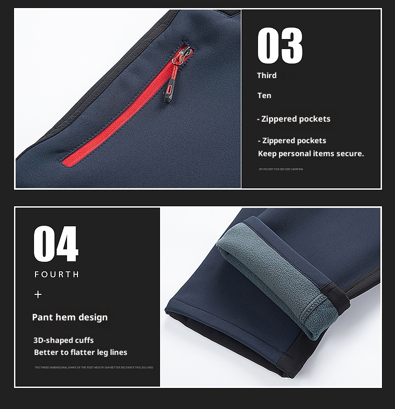 001 Nowe spodnie trekkingowe Outdoor Stretch dla mężczyzn, wiatroodporne, wodoodporne, odporne na zużycie, patchworkowe, hurtowe_voghion.com