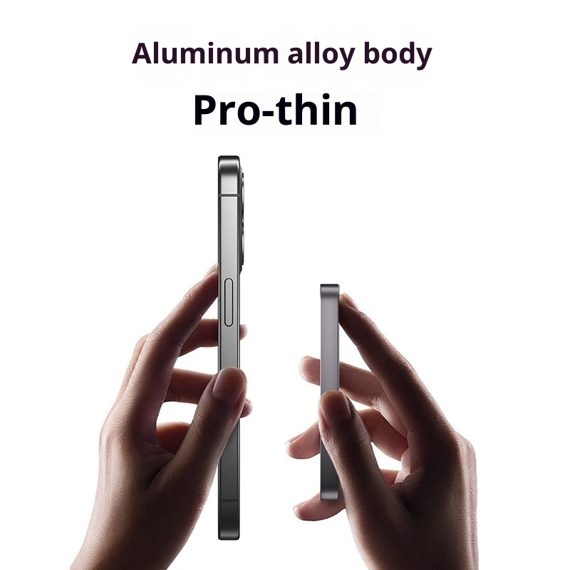 Techglobe 3C Certificato Banca Wireless Magnetica Lega Ultra-Sottile Alimentatore Esterno Supporta Ricarica Rapida PD Compatibile con_voghion.com