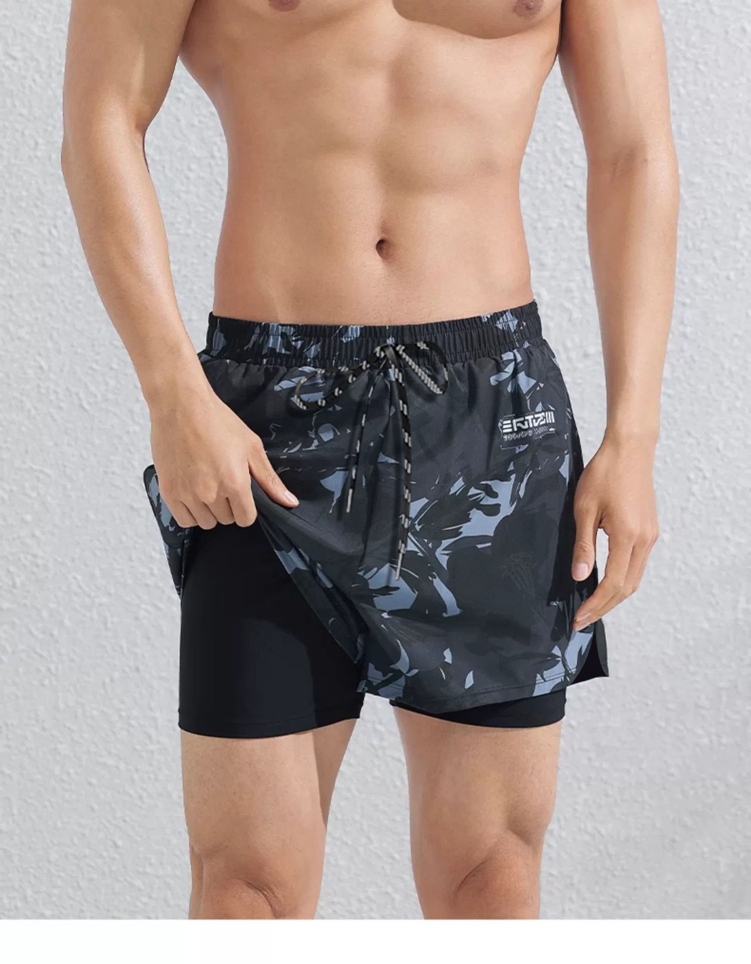 001 Mn's Larg Siz Trunks Anti-Embarrassmnt 2025 Nw Profssional Bach Shorts Hot Spring Full St Swimming Gar_voghion.com