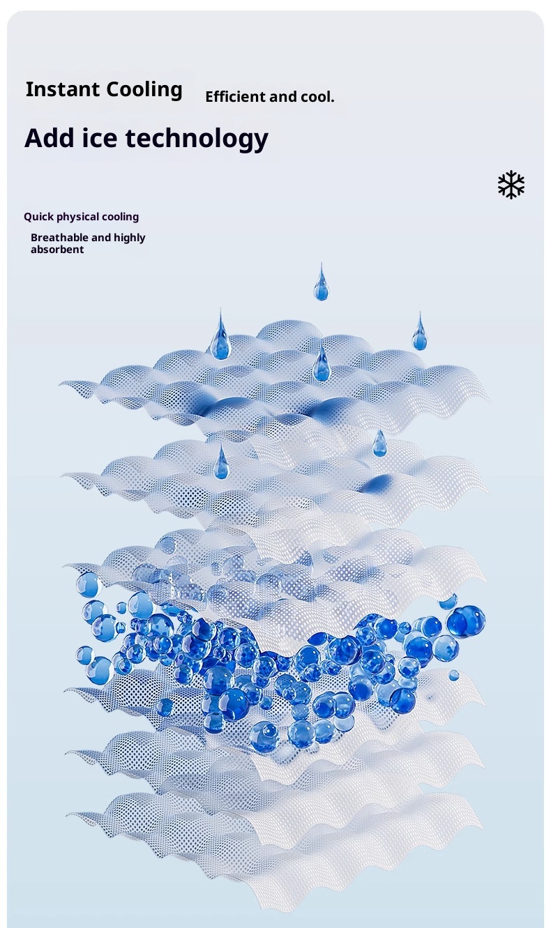 Lillian Silicone For Summer Sports, Outdoor Fitness Running Towel, Ice Silk Quick-Dry Cooling Towel_voghion.com