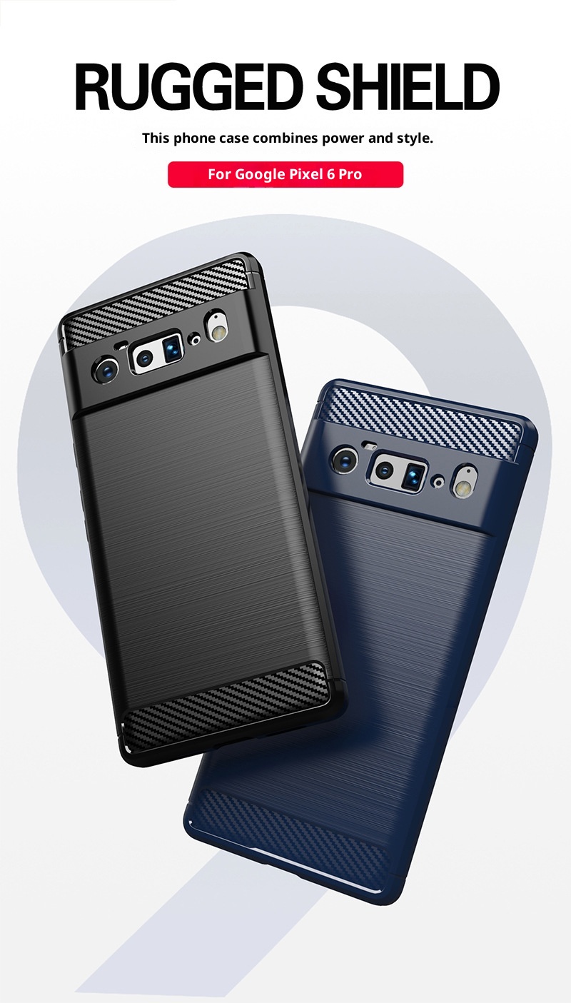 TechGlobe Compatible With Phone Case Pro Protective Cover Pixel 6 Brushed Full Coverage Google 7A Silicone Shockproof_voghion.com