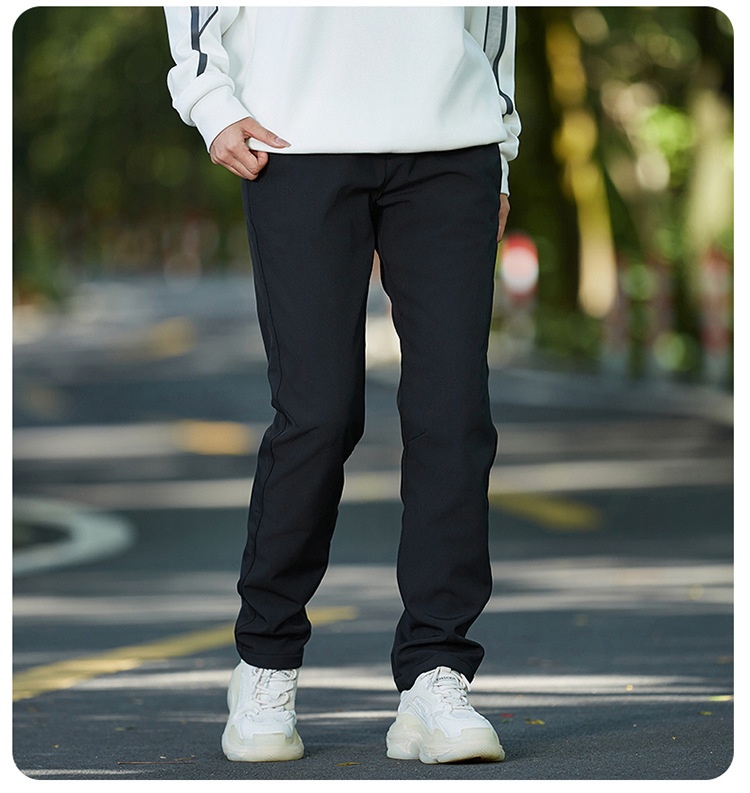 001 Me's 2025 New Outdoor Autum Witer Fleece Lied Thickeed Widproof Waterproof Hikig Fishig Softshell Pats For_voghion.com