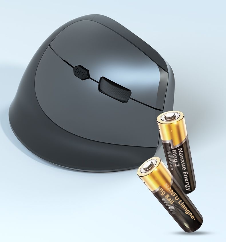 Digitex Digitex Ergonomik Sessiz Kablosuz Şarjlı 2.4G El Bilgisayarı Ofis Oyun Altı Düğmeli Dikey Fare_voghion.com