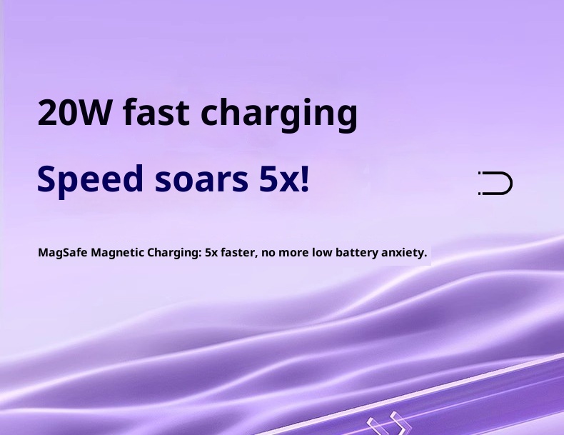 Techglobe 3C Certificato Banca Wireless Magnetica Lega Ultra-Sottile Alimentatore Esterno Supporta Ricarica Rapida PD Compatibile con_voghion.com