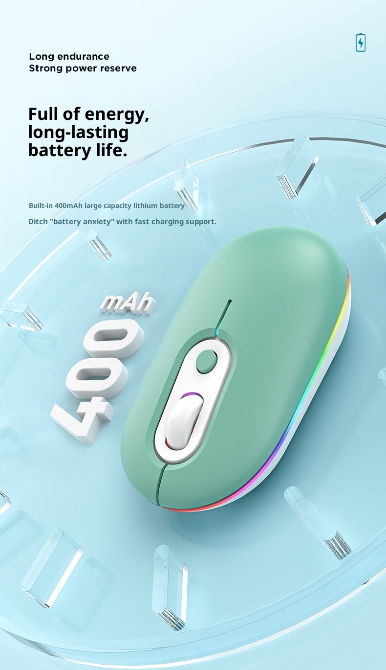 Digitex Digitex Wireless Bluetooth Office Laptop Universal Men And Women Mouse Rechargeable Dual Mode Silent Cross-Border Wholesale_voghion.com