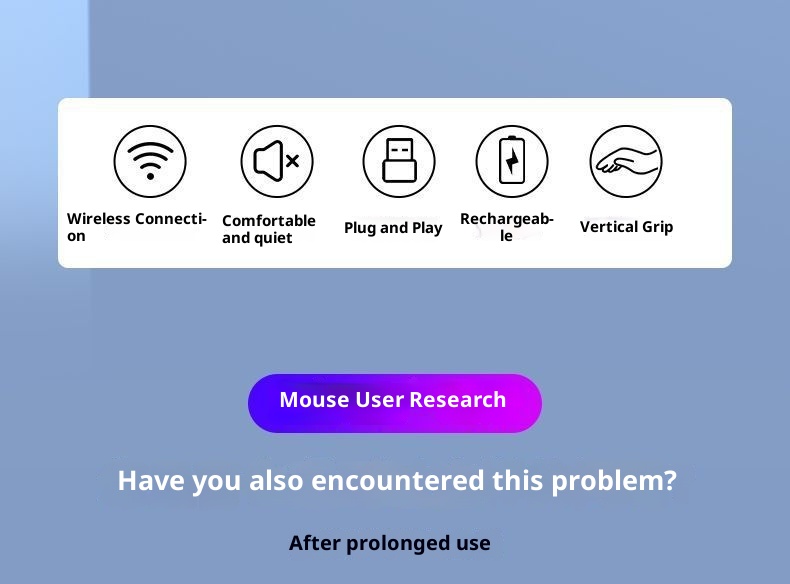 Digitex Digitex Ergonomik Sessiz Kablosuz Şarjlı 2.4G El Bilgisayarı Ofis Oyun Altı Düğmeli Dikey Fare_voghion.com