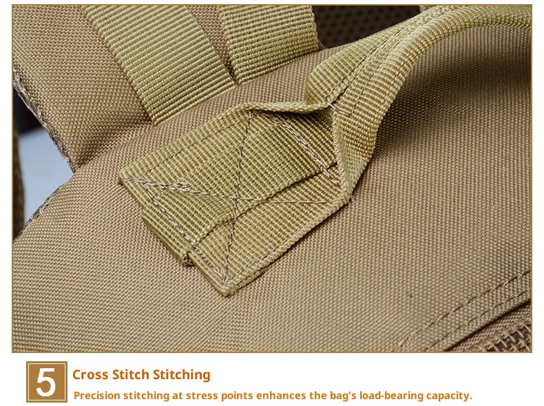 Sac à dos ActiveGo Lupu, camouflage militaire, imperméable, grande capacité, pour le sport, les activités de plein air et les voyages. Idéal pour les loisirs et les activités tactiques._voghion.com