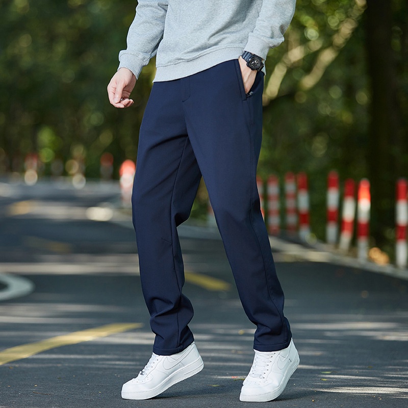 001 Me's 2025 New Outdoor Autum Witer Fleece Lied Thickeed Widproof Waterproof Hikig Fishig Softshell Pats For_voghion.com