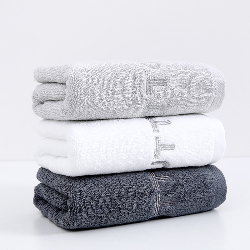 Lillian Hotel Pure Cotton Face Wash Home Use Men's All-Cotton Adult Couple High-Grade Non-Shedding Gift Bath Towel_voghion.com