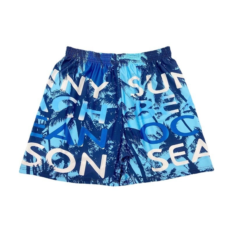 001 Wholesale Men's Adult Loose Comfortable Plus Size Boxer Hot Spring Swimming Trunks Beach Shorts_voghion.com