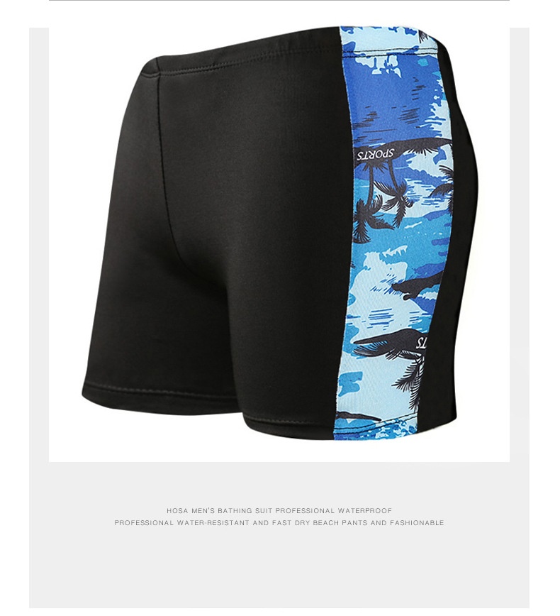 001 Traje de baño antivergüenza para adultos de talla grande, shorts de natación de secado rápido, bóxer, bañador tipo bóxer para hombre, ideal para aguas termales. Fabricante_voghion.com