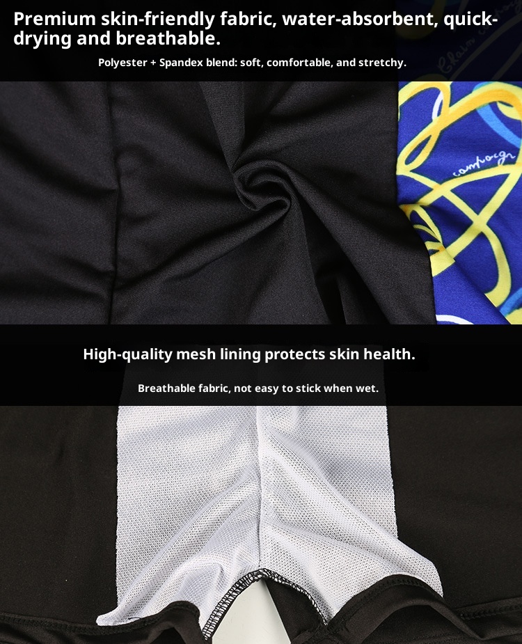 Short de bain pour homme, idéal pour les sources thermales, confortable et respirant, grande taille, séchage rapide._voghion.com