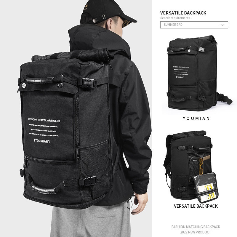 ActiveGo Multifunktionaler Rucksack mit extra großem Fassungsvermögen für Fitness, Outdoor-Aktivitäten, Reisen, Wandern, Radfahren und mehr._voghion.com