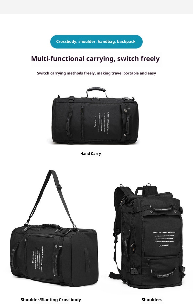 ActiveGo Multifunktionaler Rucksack mit extra großem Fassungsvermögen für Fitness, Outdoor-Aktivitäten, Reisen, Wandern, Radfahren und mehr._voghion.com