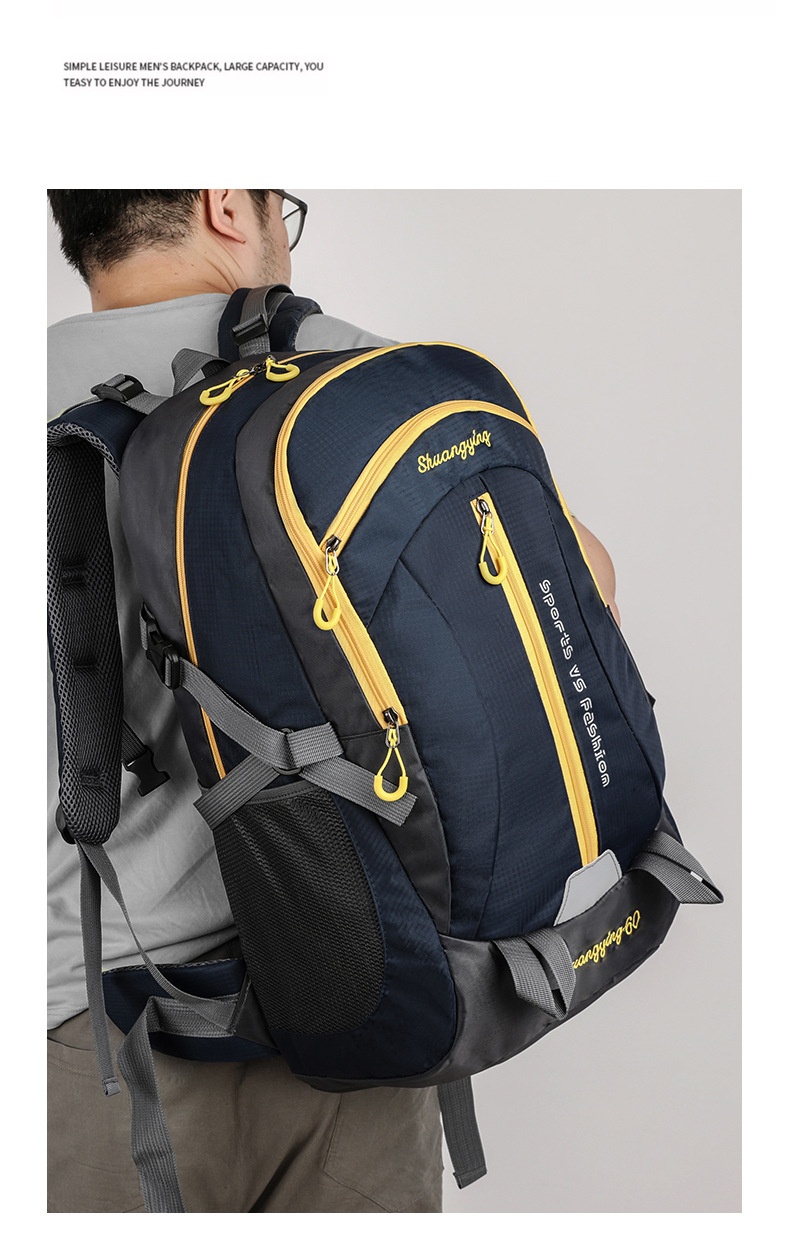 Zaino da trekking ActiveGo Outdoor da 60 litri, leggero, da viaggio, da uomo, impermeabile, sportivo, da donna_voghion.com