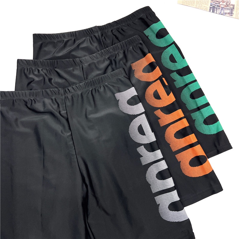 001 Men's Adult Quick-Dry Five-Point Swim Plus Size Anti-Embarrassment Beach Hot Spring Swimming Trunks Manufacturer_voghion.com