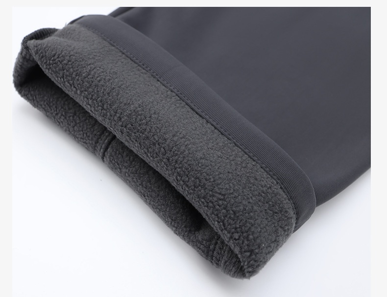 001 Outdoor Soft Shell Windproof Fleece Lined Warm Breathable Sports Hiking Men's Thickened Mountain Climbing Skiing Long_voghion.com