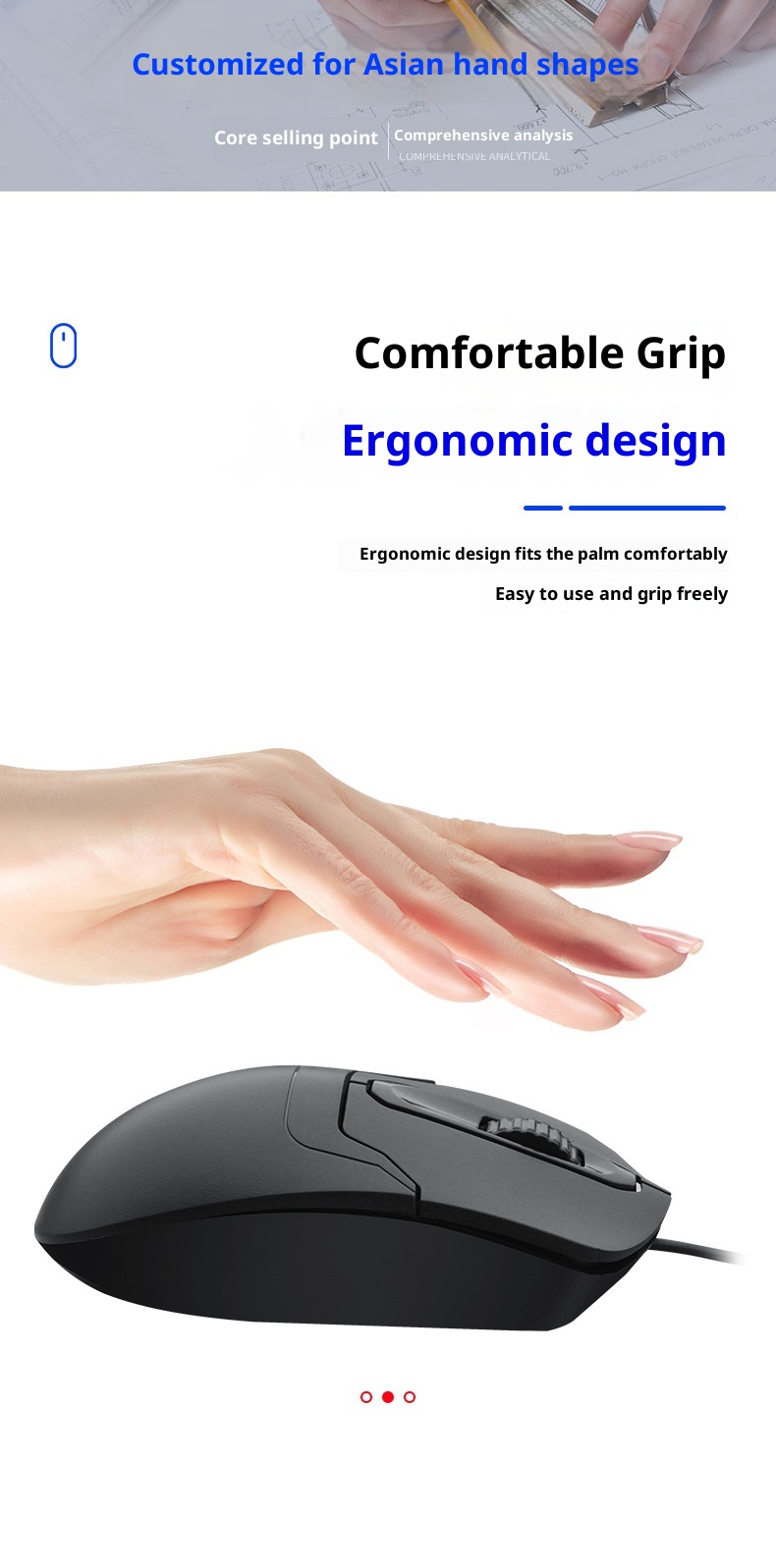 Digitex Digitex Direct Sales Wired Compatible With Multiple Systems Plug And Play Laptop Business Office Mouse_voghion.com