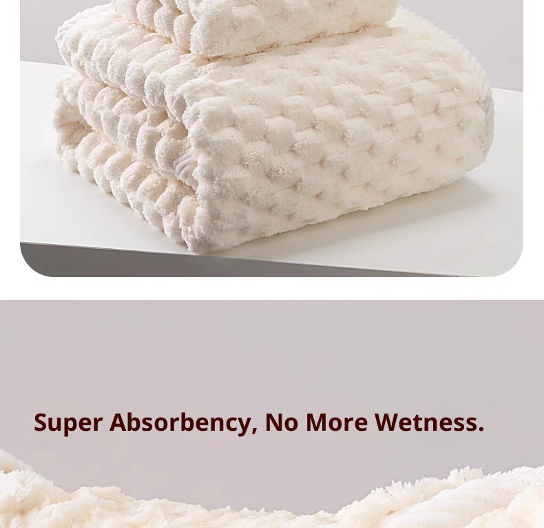 Lillian Lisa Badehandtuch für Damen, saugfähiger und schneller trocknend als reine Baumwolle, neues Haushalts-Korallenfleece-Handtuch für Männer und Erwachsene_voghion.com