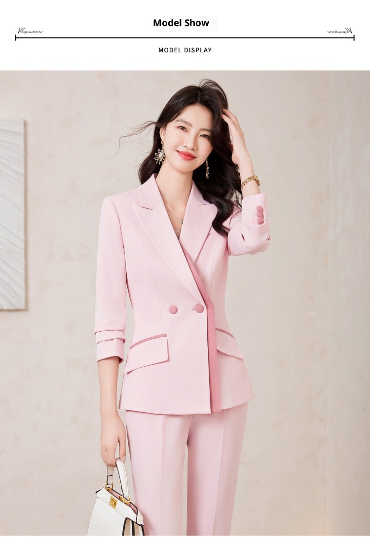 ChicShe White Suit Set For Women, Autumn Fashionable And Elegant Host Formal Suit, Workwear, Cross-Border Bestseller_voghion.com