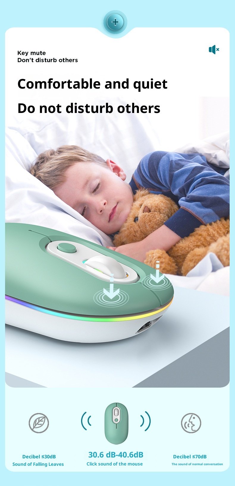 Digitex Digitex Wireless Bluetooth Office Laptop Universal Men And Women Mouse Rechargeable Dual Mode Silent Cross-Border Wholesale_voghion.com