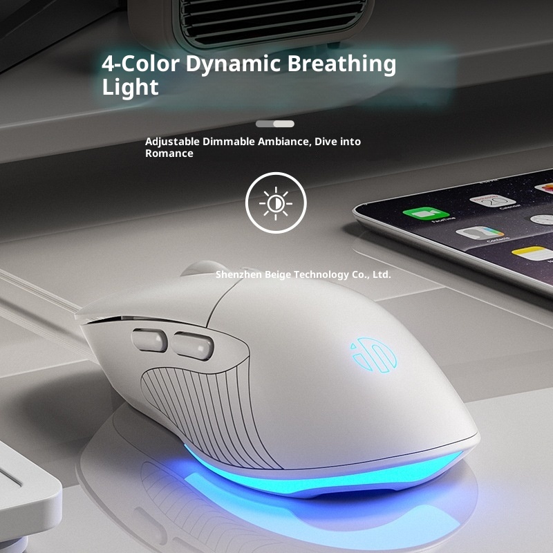 Souris filaire Digitex Inphic B2 silencieuse et ergonomique mécanique pour ordinateur portable, jeux et e-sport._voghion.com